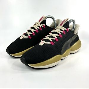 Puma Hybrid Mode XT Running Shoes 19274701 Black/Gold/White Women’s Size 7